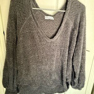 Urban Outfitters Charcoal V-Neck Sweater